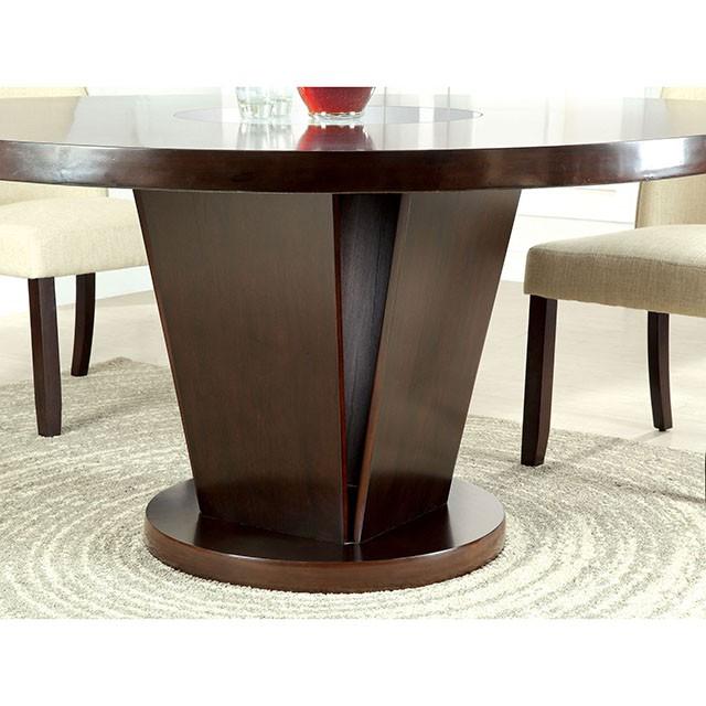Cimma Espresso Round Dining Table - Royal Furniture & Gifts (MI) - Multi Location