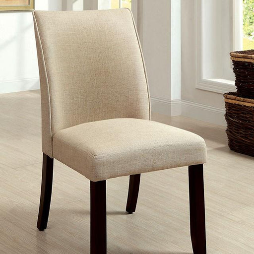 Cimma Espresso/Ivory Side Chair (2/CTN) - Royal Furniture & Gifts (MI) - Multi Location