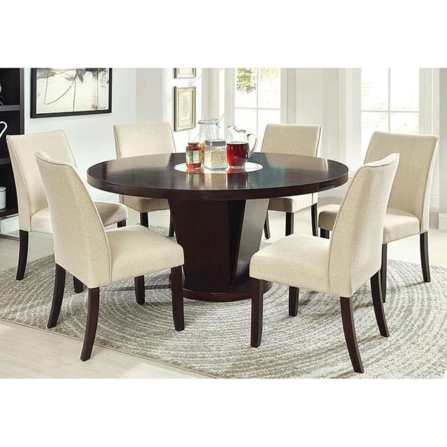 Cimma Espresso Round Dining Table - Royal Furniture & Gifts (MI) - Multi Location