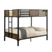 CLAPTON Black Full/Full Bunk Bed - Royal Furniture & Gifts (MI) - Multi Location