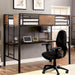 CLAPTON Black Twin Bed w/ Workstation - Royal Furniture & Gifts (MI) - Multi Location