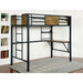 CLAPTON Black Twin Bed w/ Workstation - Royal Furniture & Gifts (MI) - Multi Location