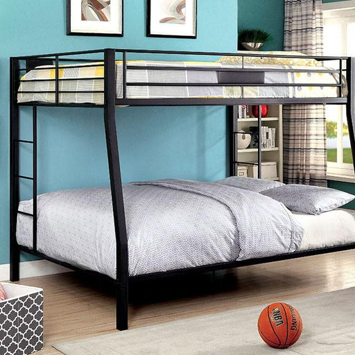 CLAREN Black Full/Queen Bunk Bed - Royal Furniture & Gifts (MI) - Multi Location