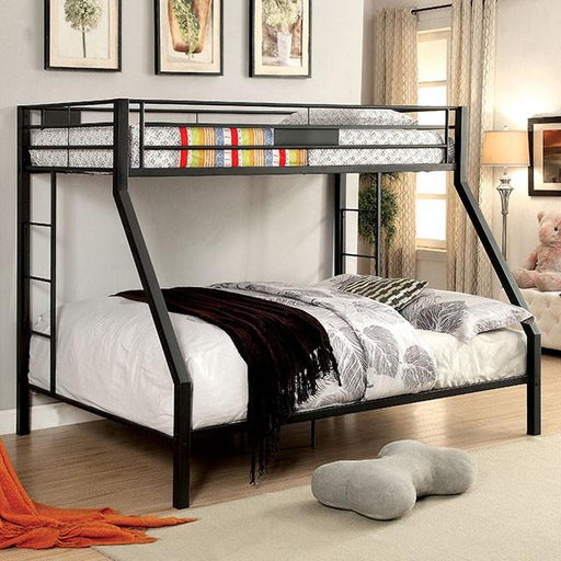 CLAREN Black Twin/Queen Bunk Bed - Royal Furniture & Gifts (MI) - Multi Location