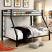 CLAREN Black Twin/Queen Bunk Bed - Royal Furniture & Gifts (MI) - Multi Location