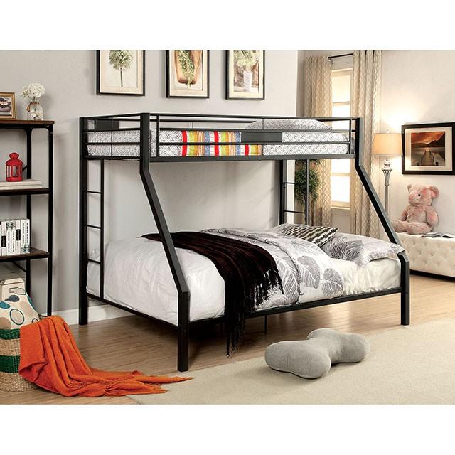 CLAREN Black Twin/Queen Bunk Bed - Royal Furniture & Gifts (MI) - Multi Location