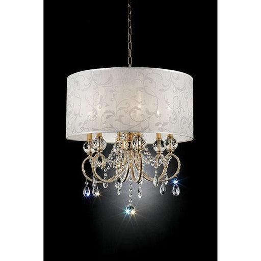 Deborah Gold 24.5"H Gold Ceiling Lamp - Royal Furniture & Gifts (MI) - Multi Location