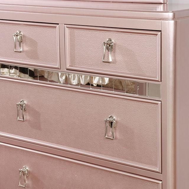 Ariston Rose Gold Dresser - Royal Furniture & Gifts (MI) - Multi Location