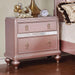 Ariston Rose Gold Night Stand - Royal Furniture & Gifts (MI) - Multi Location