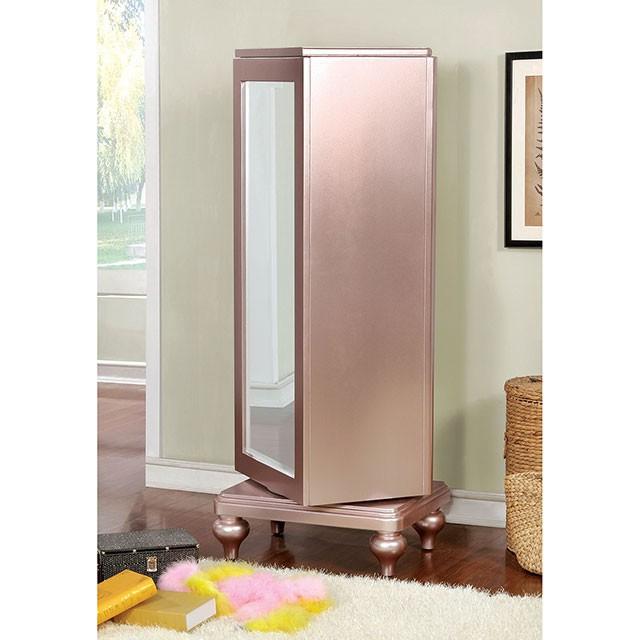 Ariston Rose Gold Swivel Chest - Royal Furniture & Gifts (MI) - Multi Location