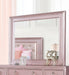 Ariston Rose Pink Mirror - Royal Furniture & Gifts (MI) - Multi Location