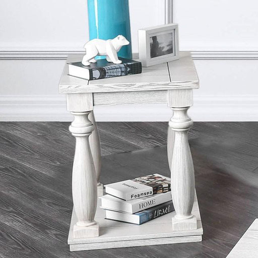 Arlington Antique White End Table - Royal Furniture & Gifts (MI) - Multi Location