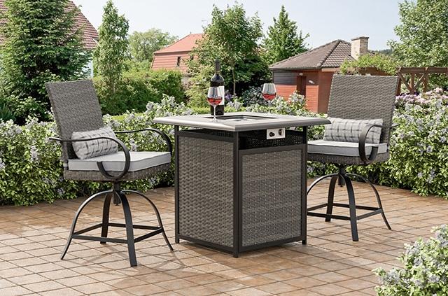 Arosa Fire Pit Counter Ht. Table - Royal Furniture & Gifts (MI) - Multi Location