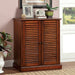 Della Oak Shoe Cabinet - Royal Furniture & Gifts (MI) - Multi Location
