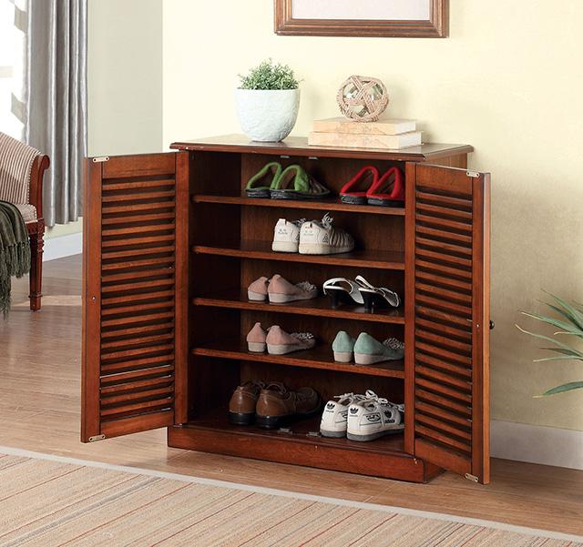 Della Oak Shoe Cabinet - Royal Furniture & Gifts (MI) - Multi Location