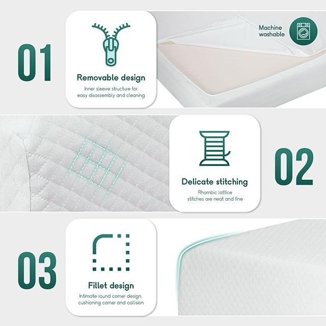 Artemisia 6" Full Memory Foam Mattress - Royal Furniture & Gifts (MI) - Multi Location