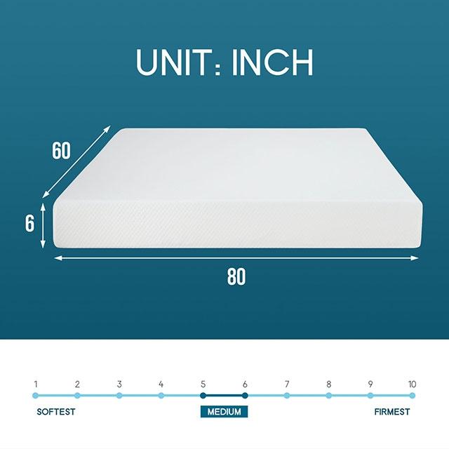 Artemisia 6" Full Memory Foam Mattress - Royal Furniture & Gifts (MI) - Multi Location