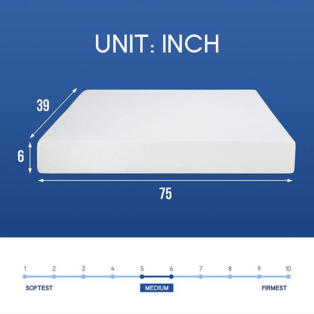 Artemisia 6" Full Memory Foam Mattress - Royal Furniture & Gifts (MI) - Multi Location