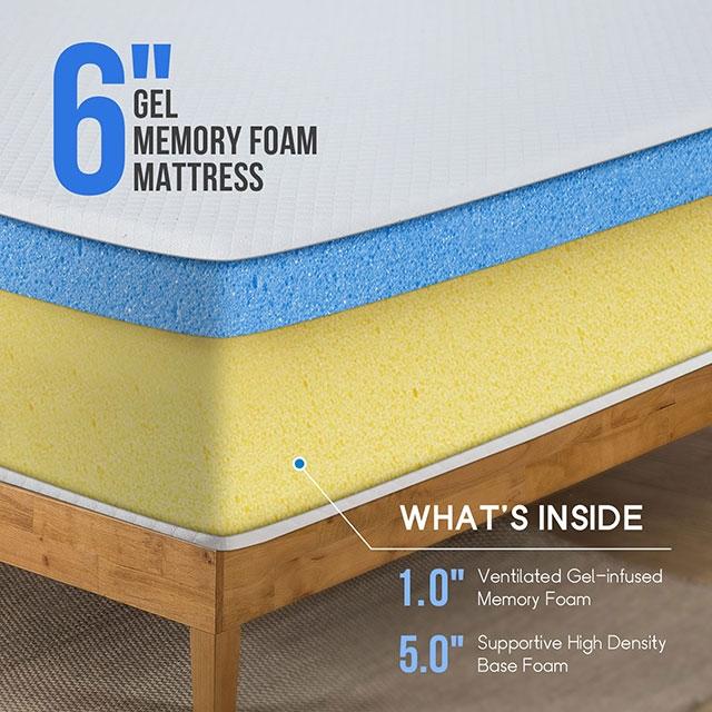 Artemisia 6" Full Memory Foam Mattress - Royal Furniture & Gifts (MI) - Multi Location
