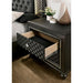 Demetria Metallic Gray Night Stand - Royal Furniture & Gifts (MI) - Multi Location
