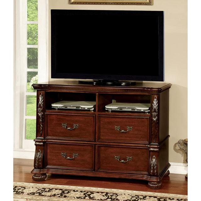 ARTHUR Brown Cherry Media Chest - Royal Furniture & Gifts (MI) - Multi Location