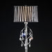 Arya Black/Chrome Floor Lamp, Hanging Crystal - Royal Furniture & Gifts (MI) - Multi Location