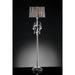 Arya Black/Chrome Floor Lamp, Hanging Crystal - Royal Furniture & Gifts (MI) - Multi Location