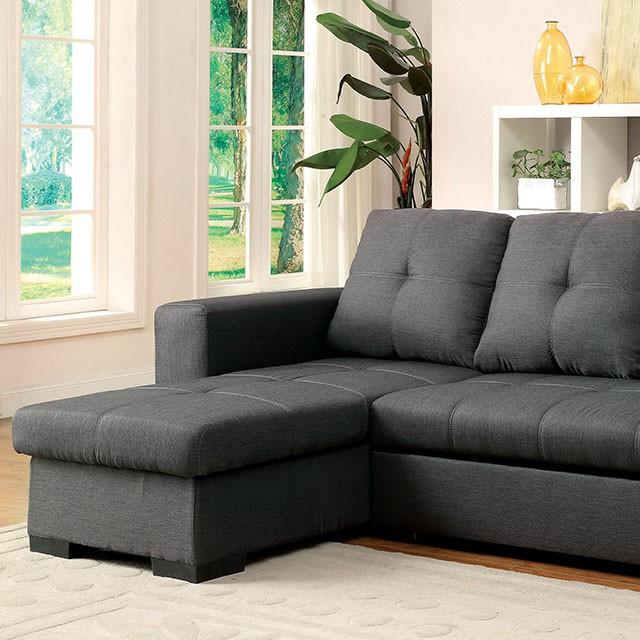DENTON Sectional, Gray - Royal Furniture & Gifts (MI) - Multi Location