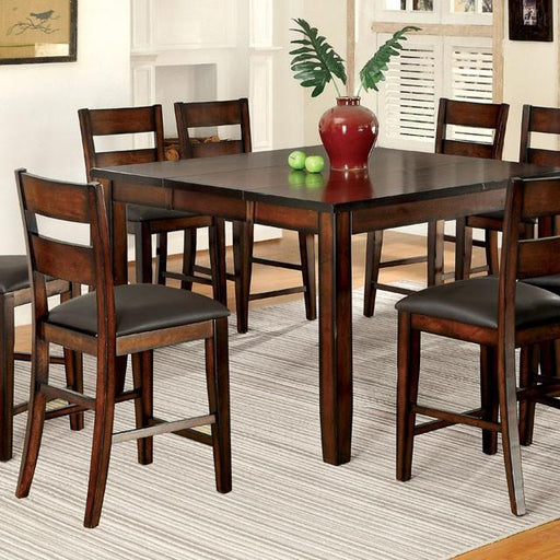 DICKINSON II Dark Cherry Counter Ht. Table w/ 18" Leaf - Royal Furniture & Gifts (MI) - Multi Location