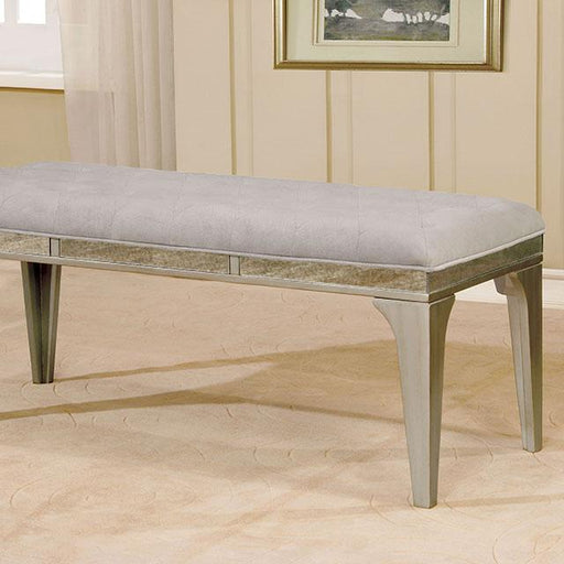 DIOCLES Silver/Light Gray Bench - Royal Furniture & Gifts (MI) - Multi Location