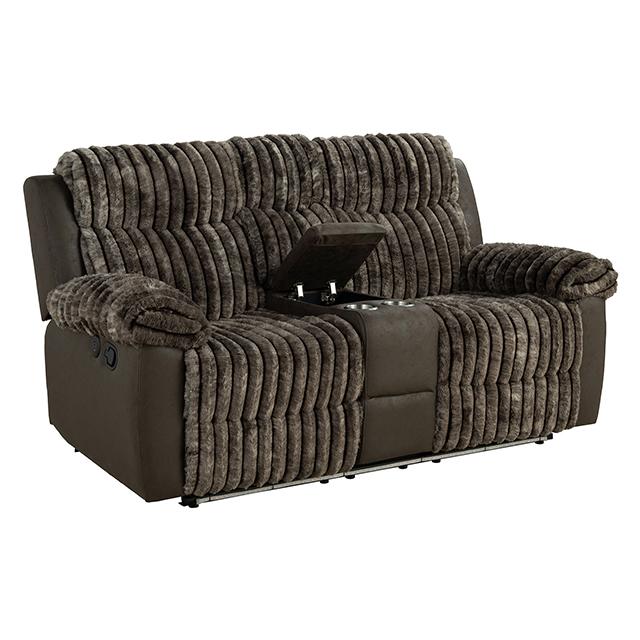 Dionysus Manual Reclining Loveseat Brown - Royal Furniture & Gifts (MI) - Multi Location