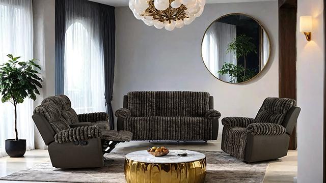 Dionysus Manual Reclining Loveseat Brown - Royal Furniture & Gifts (MI) - Multi Location