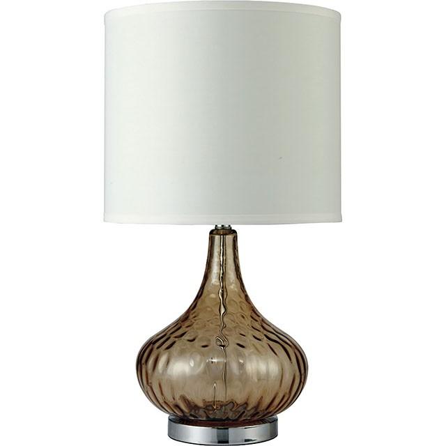 Donna Amber 15"H Glass Amber Table Lamp - Royal Furniture & Gifts (MI) - Multi Location