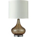 Donna Amber 15"H Glass Amber Table Lamp - Royal Furniture & Gifts (MI) - Multi Location