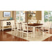 DOVER Vintage White/Cherry Dining Table w/ 18" Leaf - Royal Furniture & Gifts (MI) - Multi Location