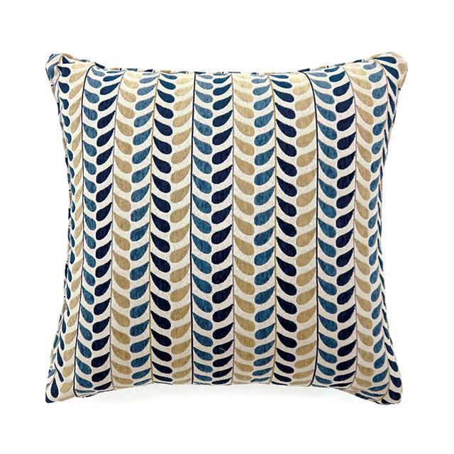 DROPP 18" X 18" Pillow, Blue & Yellow (2/CTN) - Royal Furniture & Gifts (MI) - Multi Location