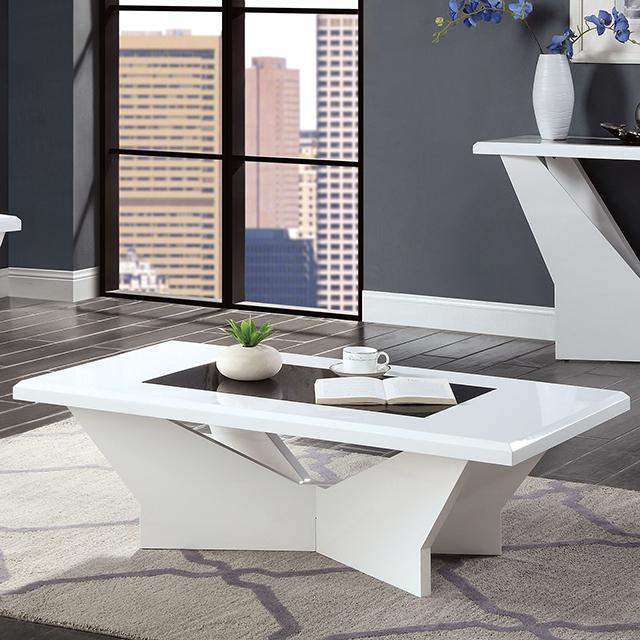 DUBENDORF Coffee Table, White - Royal Furniture & Gifts (MI) - Multi Location