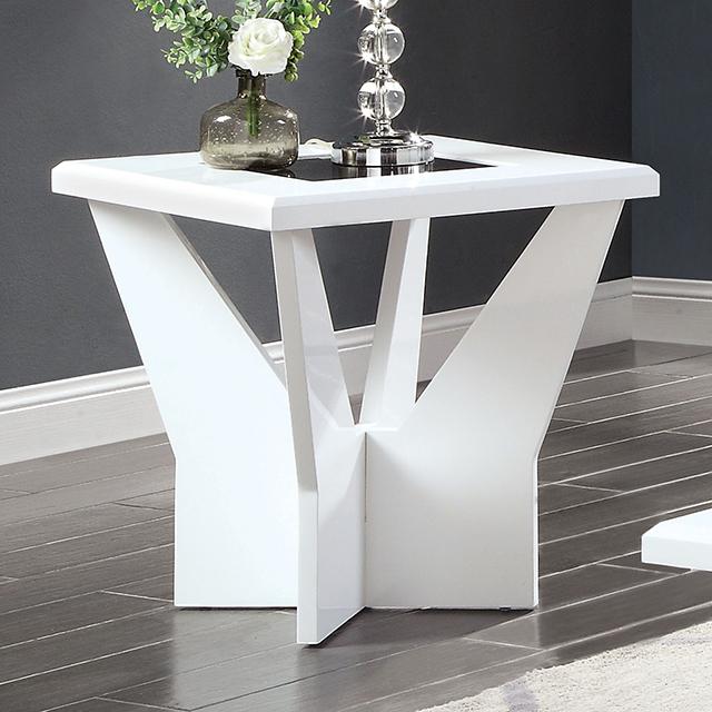 DUBENDORF End Table, White - Royal Furniture & Gifts (MI) - Multi Location
