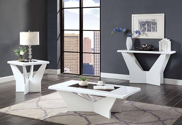 DUBENDORF Sofa Table, White - Royal Furniture & Gifts (MI) - Multi Location