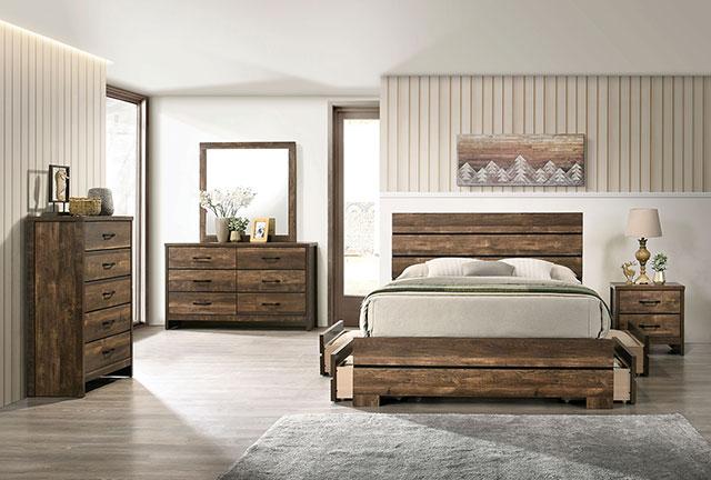 DUCKWORTH Mirror, Light Walnut - Royal Furniture & Gifts (MI) - Multi Location