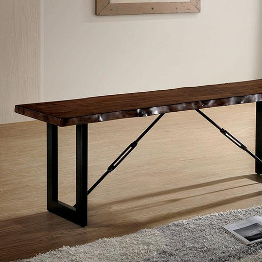 Dulce Walnut Bench - Royal Furniture & Gifts (MI) - Multi Location