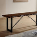 Dulce Walnut Bench - Royal Furniture & Gifts (MI) - Multi Location