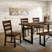 Dulce Walnut/Black Dining Table - Royal Furniture & Gifts (MI) - Multi Location