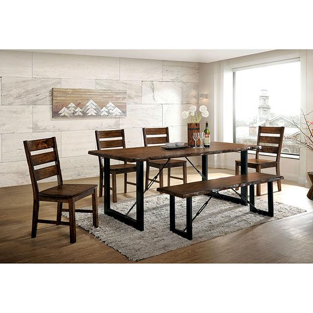 Dulce Walnut Bench - Royal Furniture & Gifts (MI) - Multi Location