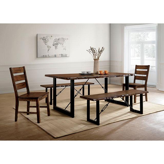 Dulce Walnut/Black Dining Table - Royal Furniture & Gifts (MI) - Multi Location