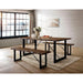 Dulce Walnut Bench - Royal Furniture & Gifts (MI) - Multi Location