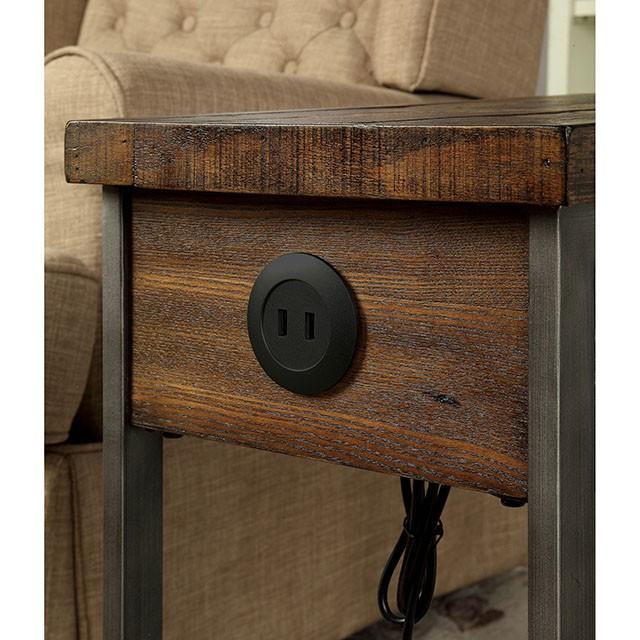 Dundalk Dark Oak Side Table - Royal Furniture & Gifts (MI) - Multi Location