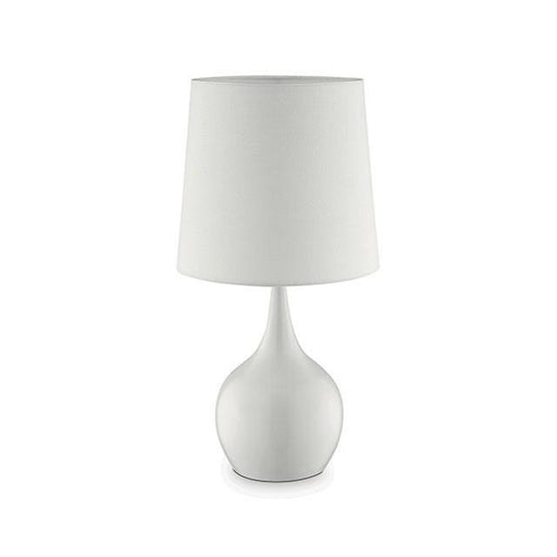 Edie White 23.5"H Glossy White Table Lamp - Royal Furniture & Gifts (MI) - Multi Location