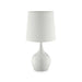 Edie White 23.5"H Glossy White Table Lamp - Royal Furniture & Gifts (MI) - Multi Location