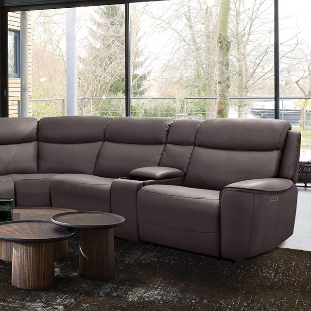 EDMONDUS Power Sectional, Dark Gray - Royal Furniture & Gifts (MI) - Multi Location